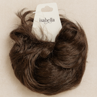 Women Hair Bun Scrunchie – Natural Look Synthetic Hair Donut, Dark Brown