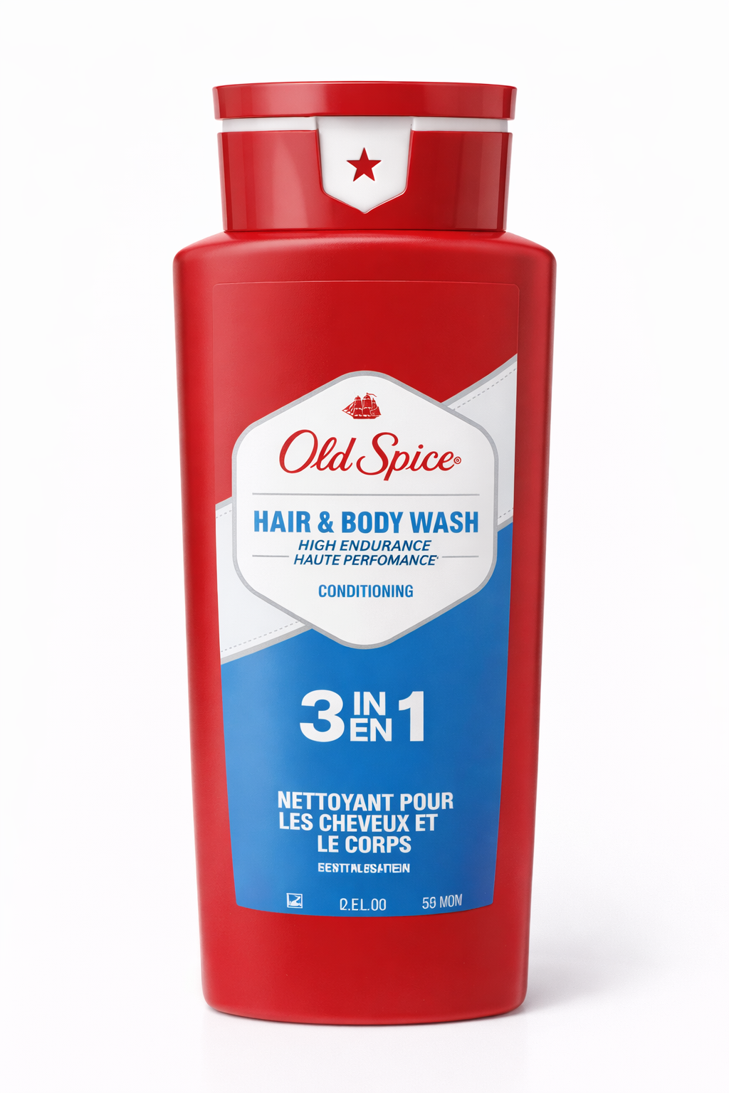 Old Spice Hair &amp; Body Wash 3-in-1 – High Endurance Conditioning