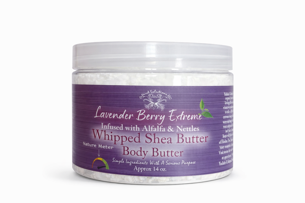 Lavender Berry Extreme Whipped Shea Butter – Body Butter (14 oz)